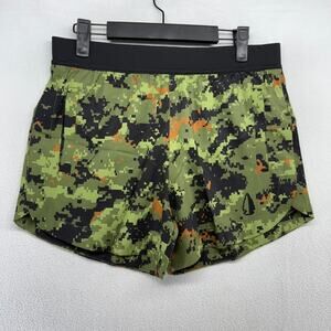 Tachuntfish Shorts men's Medium Green Digital Military Linerless Pockets NEW